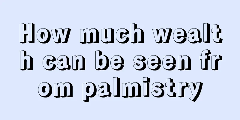How much wealth can be seen from palmistry