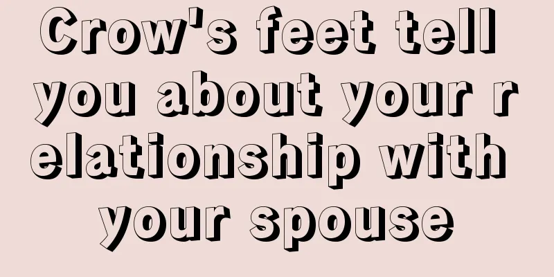 Crow's feet tell you about your relationship with your spouse