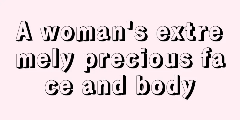 A woman's extremely precious face and body