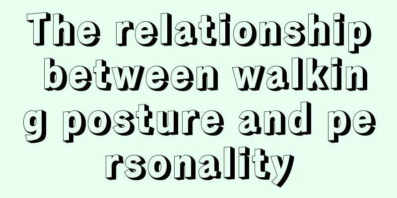 The relationship between walking posture and personality