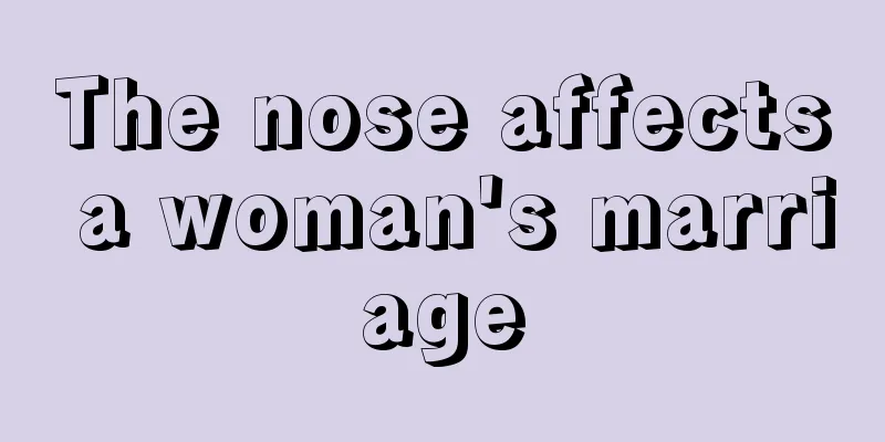 The nose affects a woman's marriage