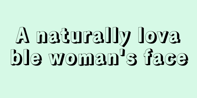 A naturally lovable woman's face