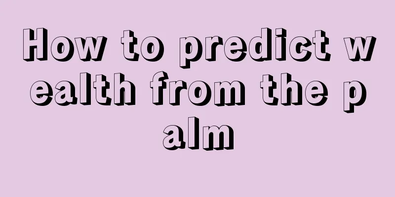 How to predict wealth from the palm