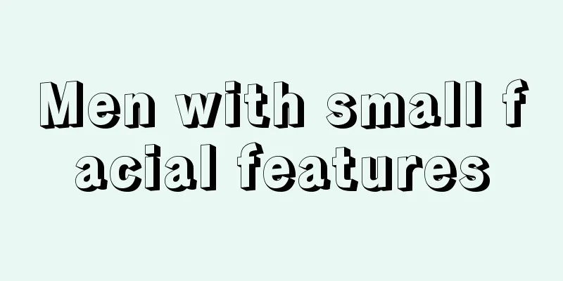 Men with small facial features