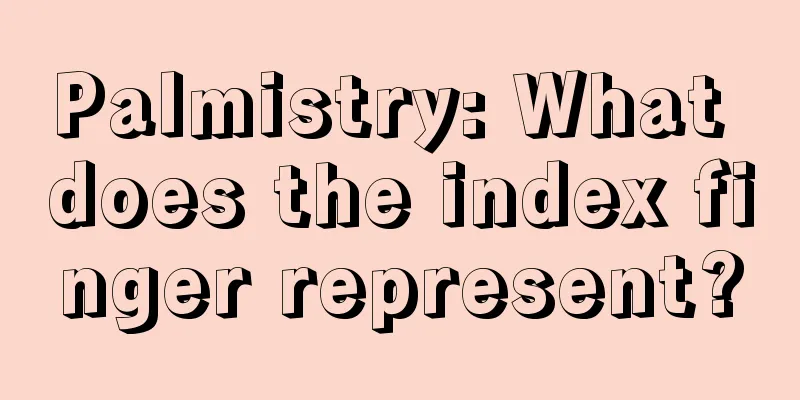 Palmistry: What does the index finger represent?