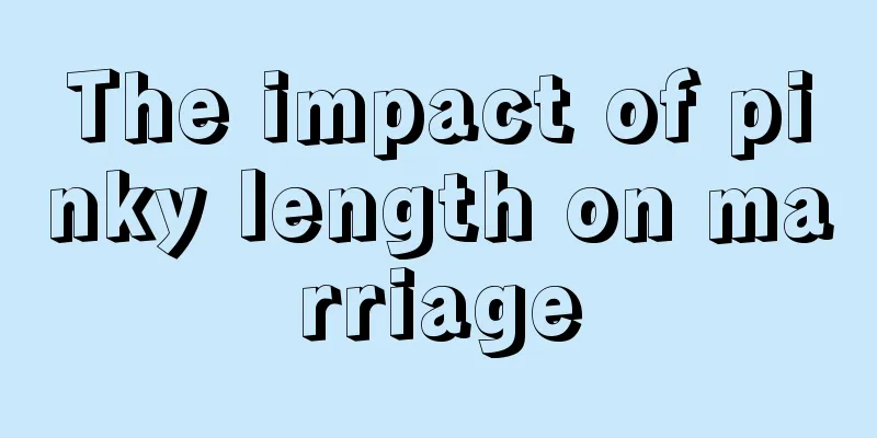The impact of pinky length on marriage