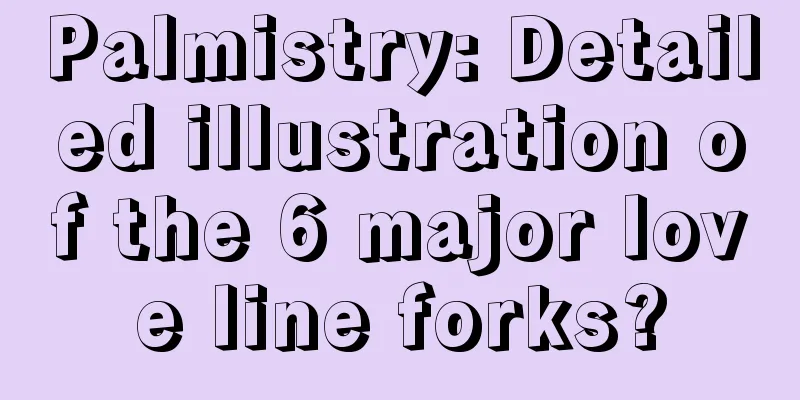 Palmistry: Detailed illustration of the 6 major love line forks?