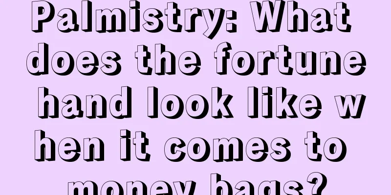 Palmistry: What does the fortune hand look like when it comes to money bags?
