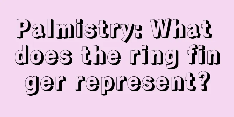 Palmistry: What does the ring finger represent?