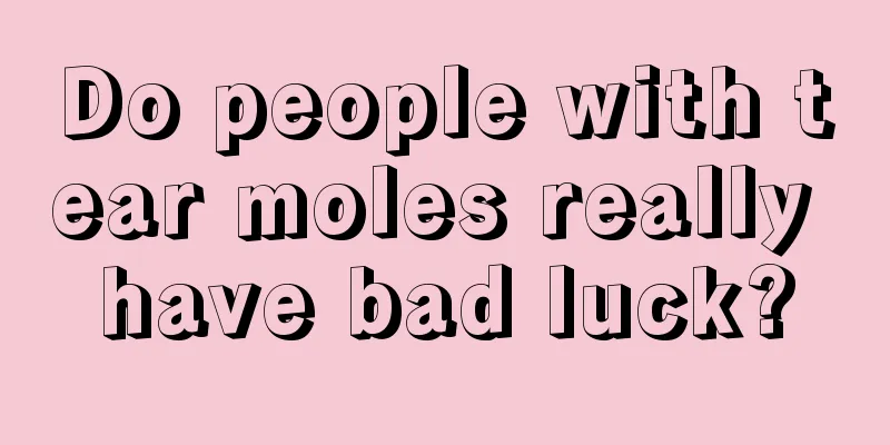 Do people with tear moles really have bad luck?