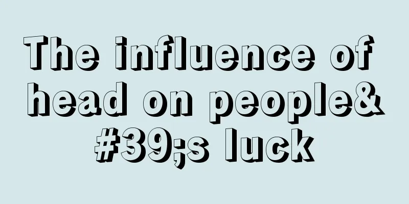 The influence of head on people's luck