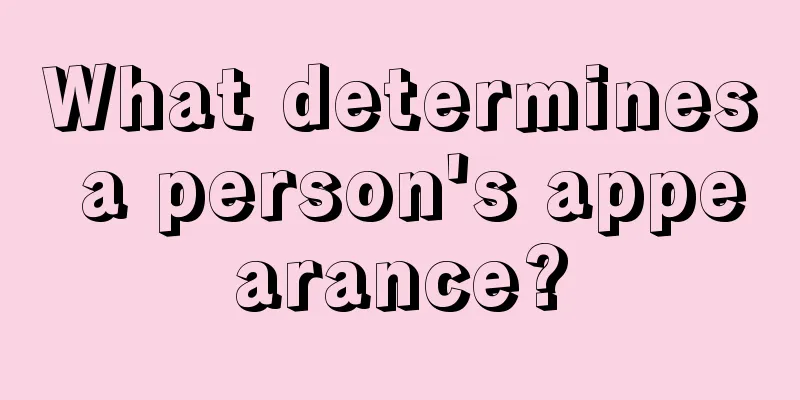 What determines a person's appearance?