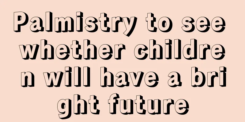 Palmistry to see whether children will have a bright future