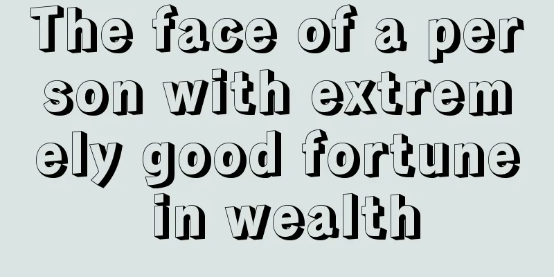 The face of a person with extremely good fortune in wealth