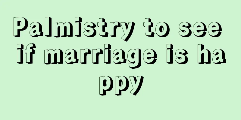 Palmistry to see if marriage is happy