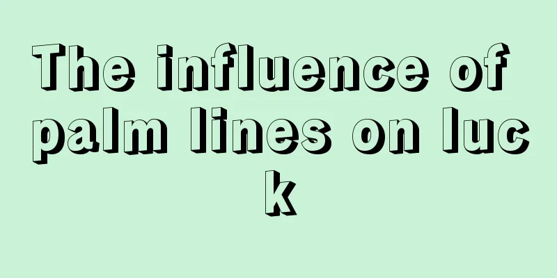 The influence of palm lines on luck