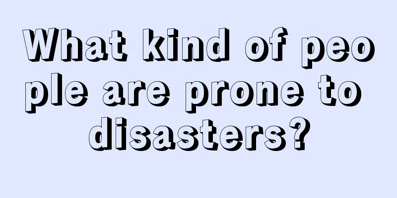 What kind of people are prone to disasters?