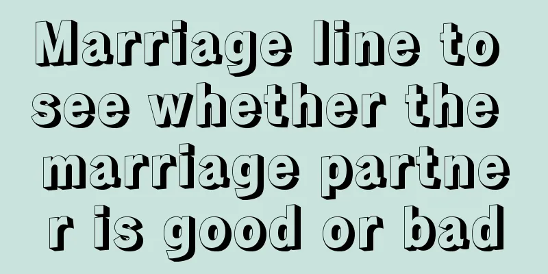 Marriage line to see whether the marriage partner is good or bad