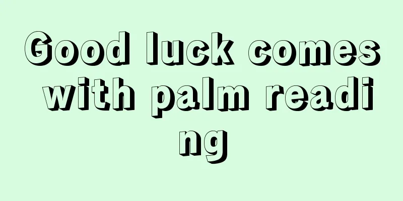 Good luck comes with palm reading