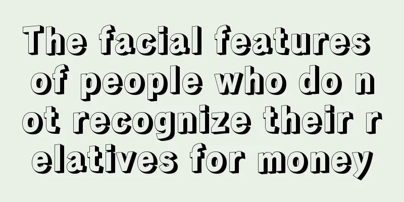 The facial features of people who do not recognize their relatives for money