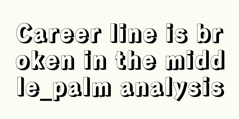 Career line is broken in the middle_palm analysis
