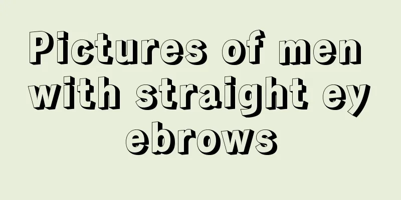 Pictures of men with straight eyebrows