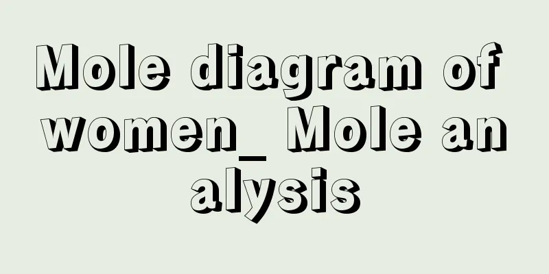 Mole diagram of women_ Mole analysis
