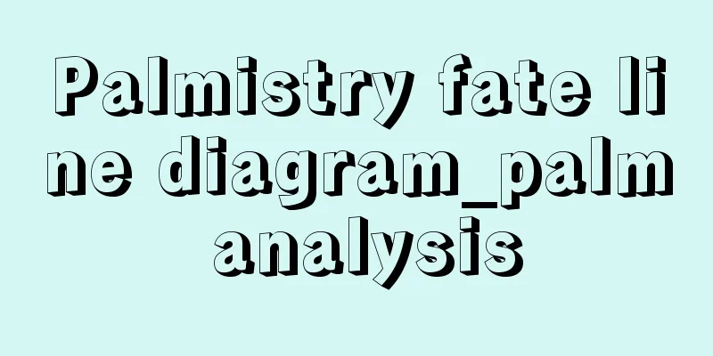 Palmistry fate line diagram_palm analysis