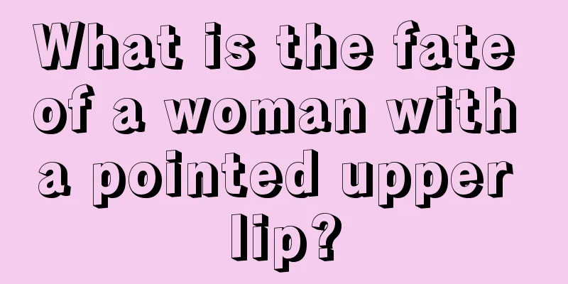 What is the fate of a woman with a pointed upper lip?