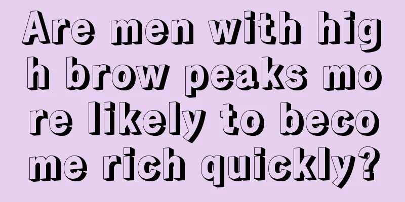 Are men with high brow peaks more likely to become rich quickly?