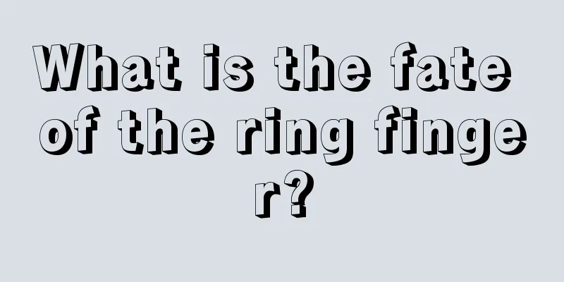 What is the fate of the ring finger?