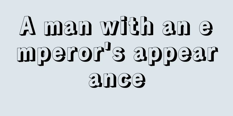 A man with an emperor's appearance