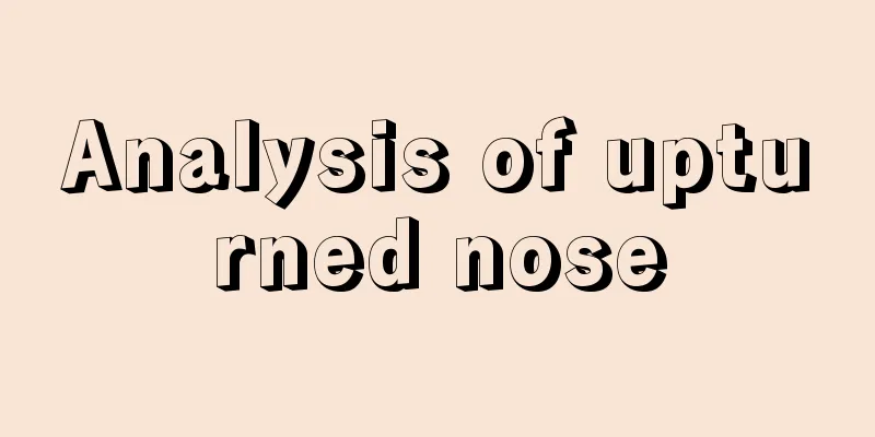 Analysis of upturned nose