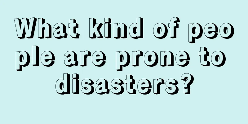 What kind of people are prone to disasters?