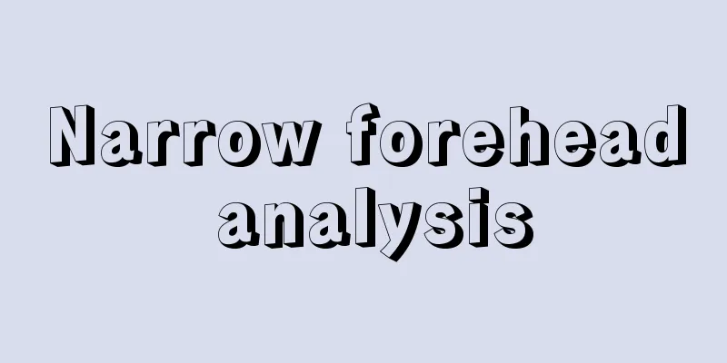 Narrow forehead analysis
