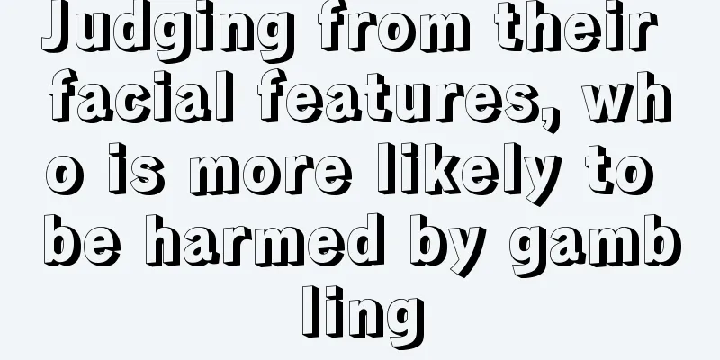 Judging from their facial features, who is more likely to be harmed by gambling