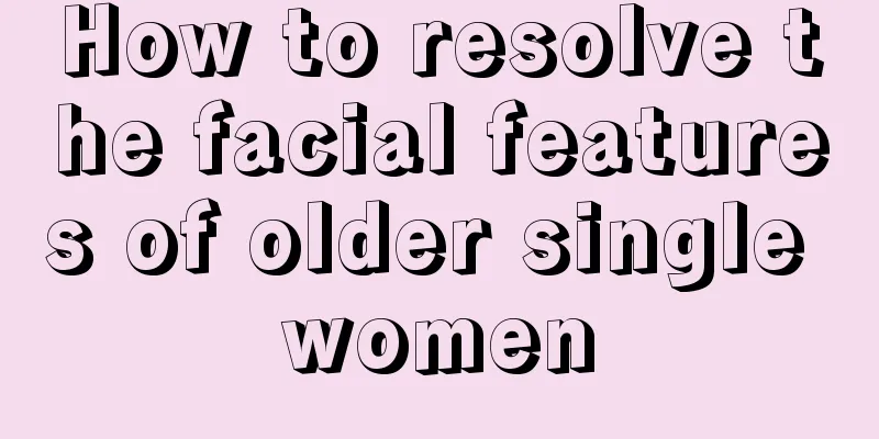 How to resolve the facial features of older single women