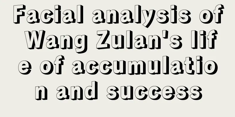 Facial analysis of Wang Zulan's life of accumulation and success