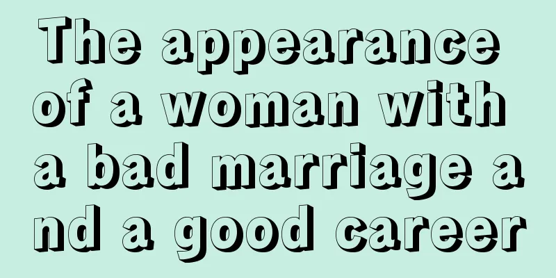 The appearance of a woman with a bad marriage and a good career