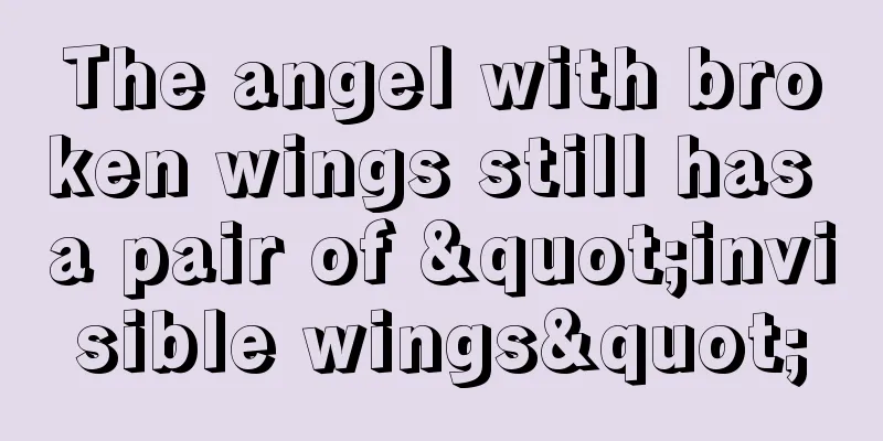 The angel with broken wings still has a pair of "invisible wings"