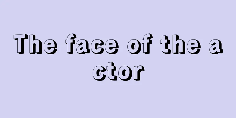 The face of the actor
