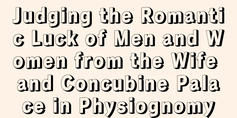 Judging the Romantic Luck of Men and Women from the Wife and Concubine Palace in Physiognomy