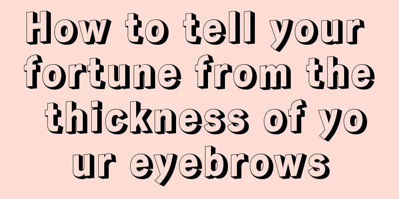 How to tell your fortune from the thickness of your eyebrows