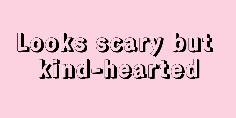 Looks scary but kind-hearted