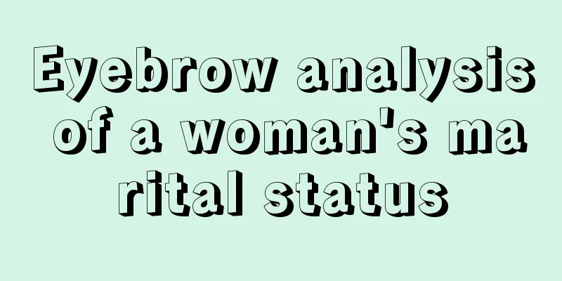 Eyebrow analysis of a woman's marital status