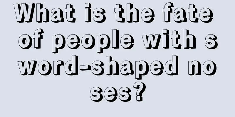What is the fate of people with sword-shaped noses?