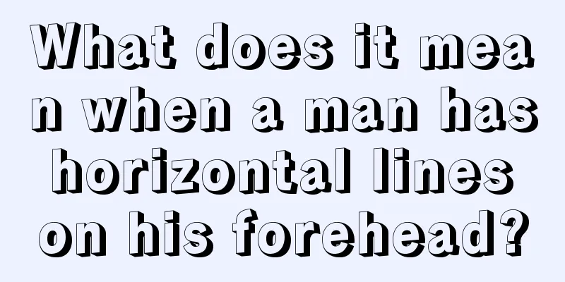 What does it mean when a man has horizontal lines on his forehead?