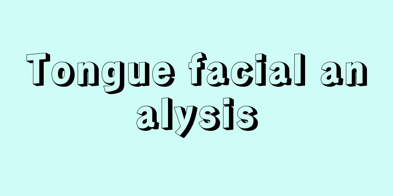 Tongue facial analysis