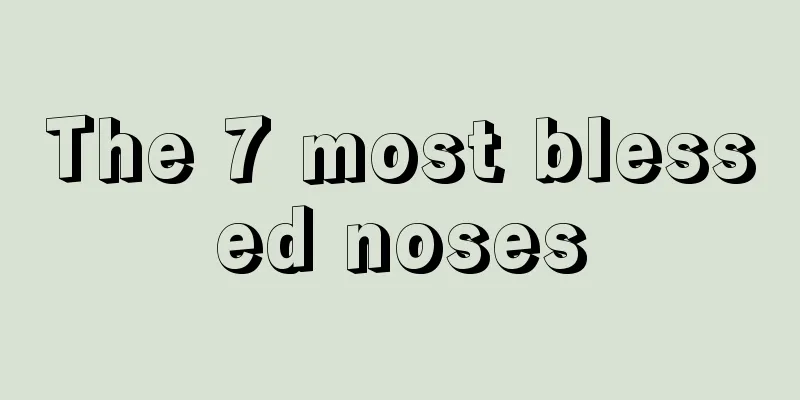 The 7 most blessed noses