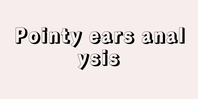 Pointy ears analysis